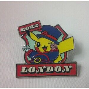 Pokemon London Pikachu 2022 Enamel Pin Official Nintendo Collectible Brooch